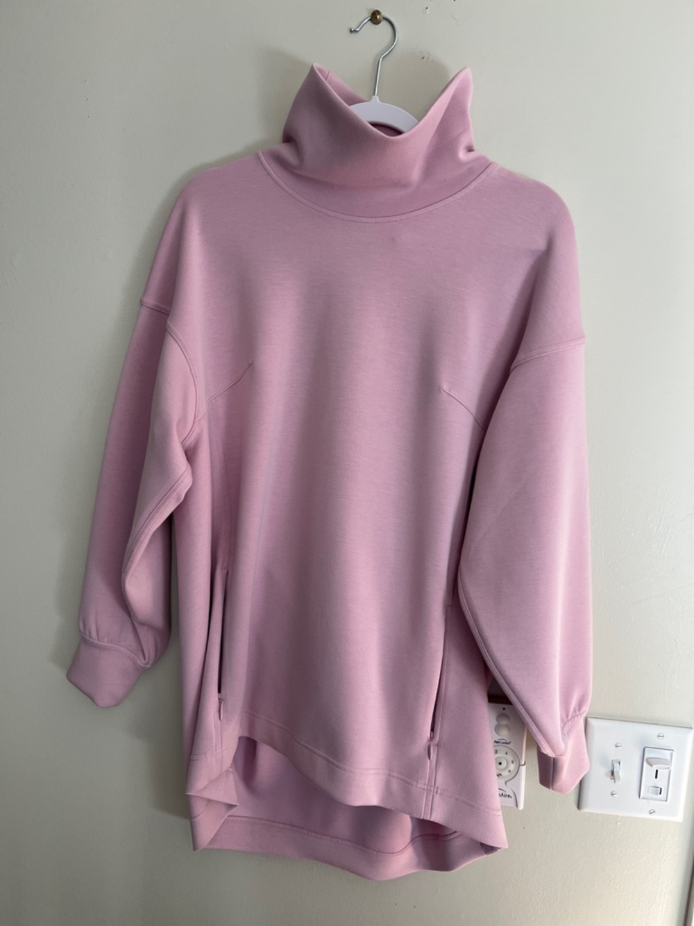 Lululemon Women's Pink Turtleneck Pullover Sweater